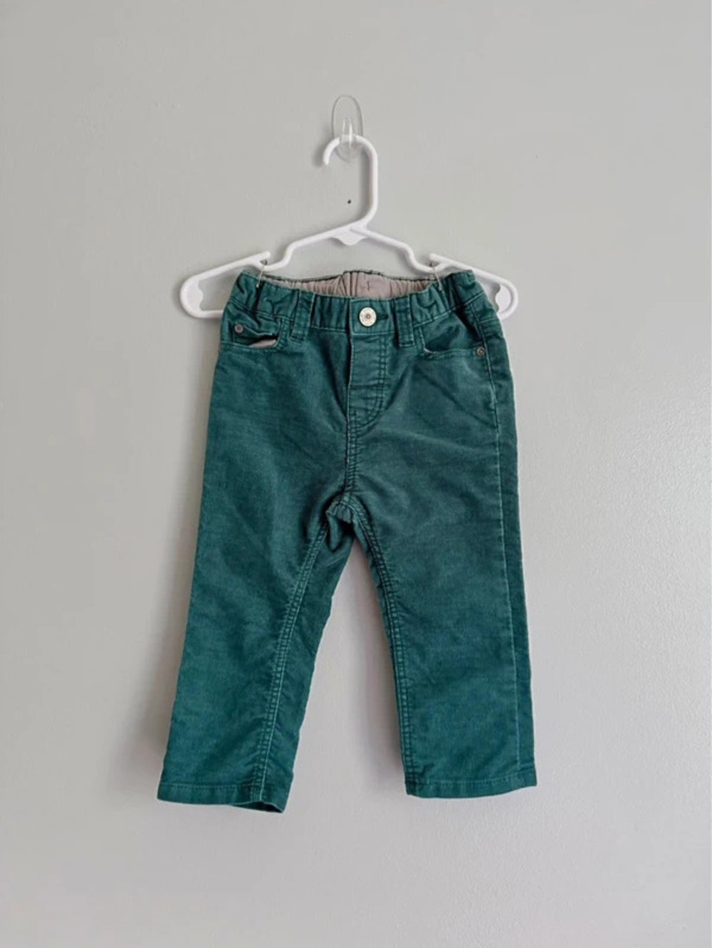 H&M Teal Corduroy Pants 9-12M